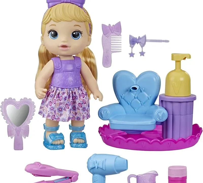 Baby Alive – Boneca Sudsy Styling – Loira F5112 – Hasbro